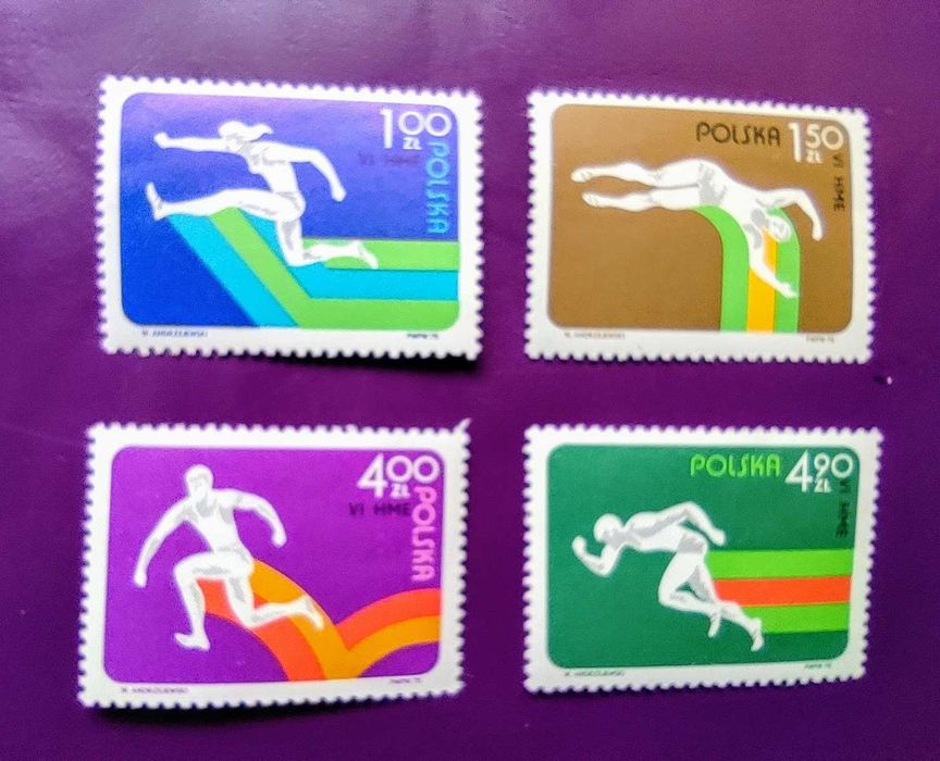Znaczki pocztowe Polska 1975 seria fi 2216/2219 (czysty **)