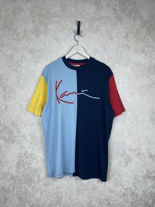 Оверсайз футболка Karl Kani Signature Block Tee в ідеальному стані, оригінал M-L