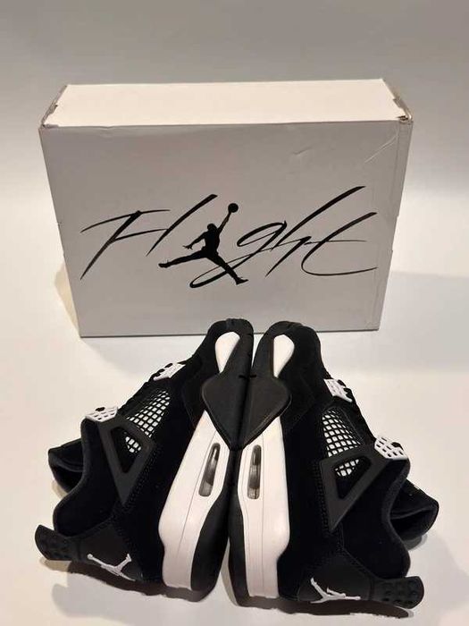 "Buty męskie Trampk" Jordan_4_Retro_White_Thunder R.39