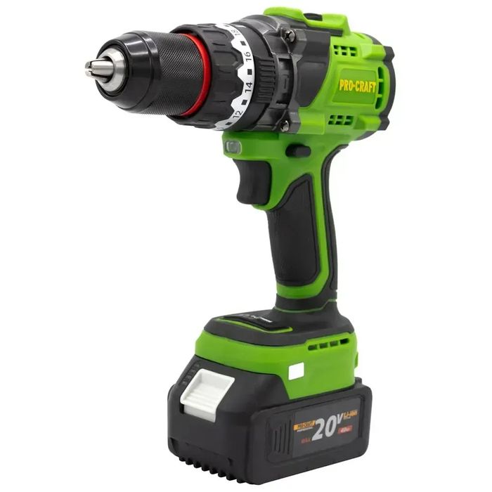 Шуруповерт акумуляторний ударний ProCraft PA18ProBL (без АКБ і ЗП)