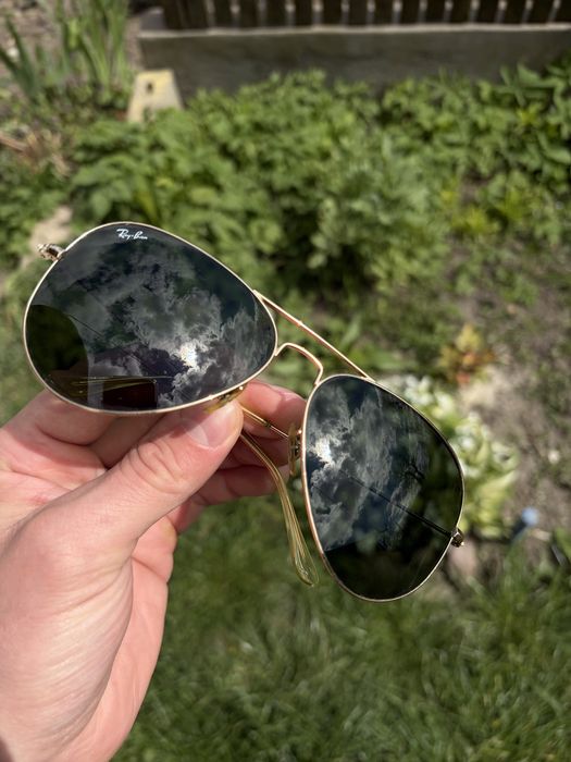 Окуляри Ray Ban RB3025 Aviator Large Metal орігинал, Класична модель “авіатор” з металевою оправою.
