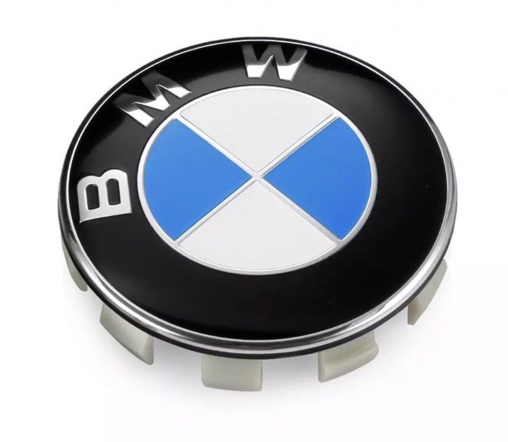 Ковпачки 4шт (заглушки) у литі диски BMW (БМВ) 68 мм