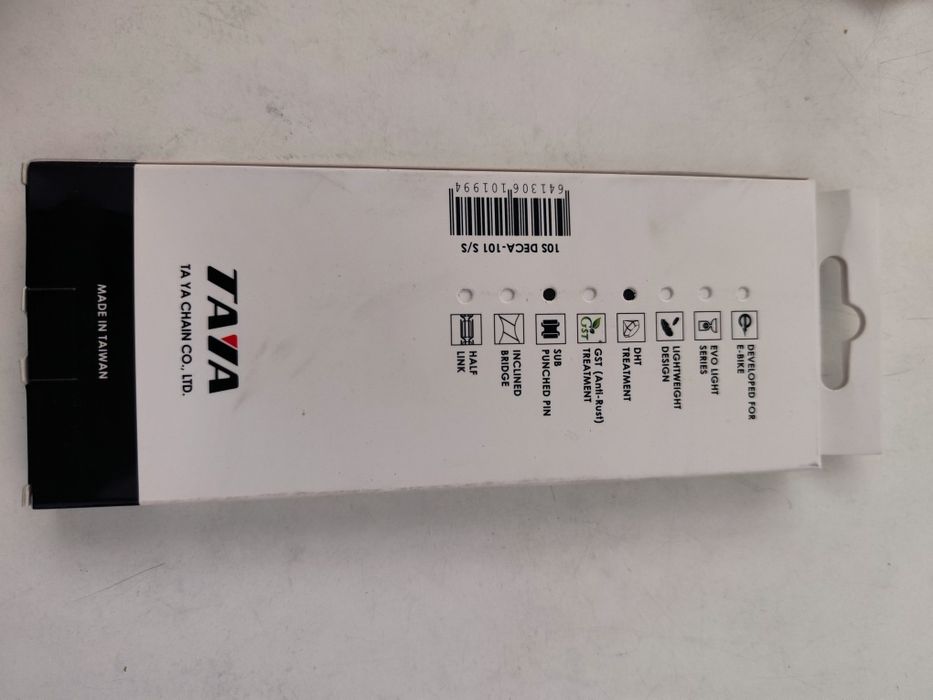 Nowy łańcuch Taya DECA-101 10 biegów 10s, 116 ogniw, 2 spinki