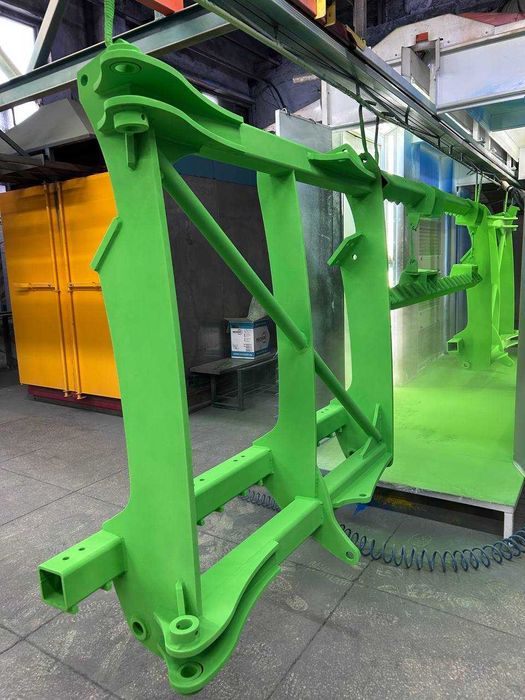 Порошковая покраска Оборудование Обладнання для фарбування Пескоструй