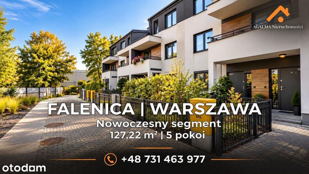 Dwupoziomowy apartament 127m² z ogródkiem i 3 balkonami | Wawer