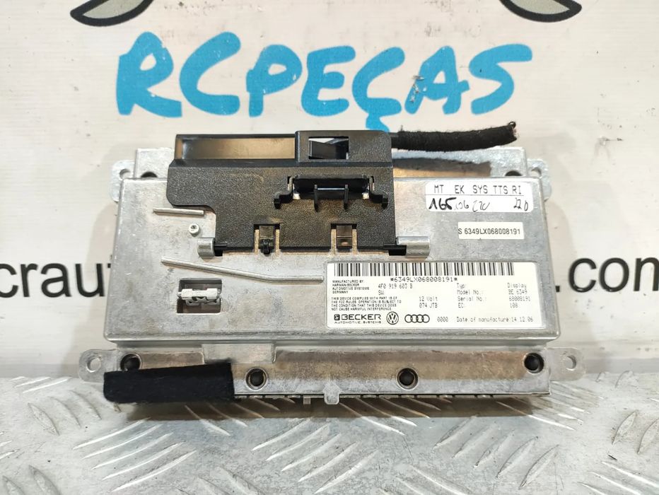 Display de navegação original Audi A6 C6