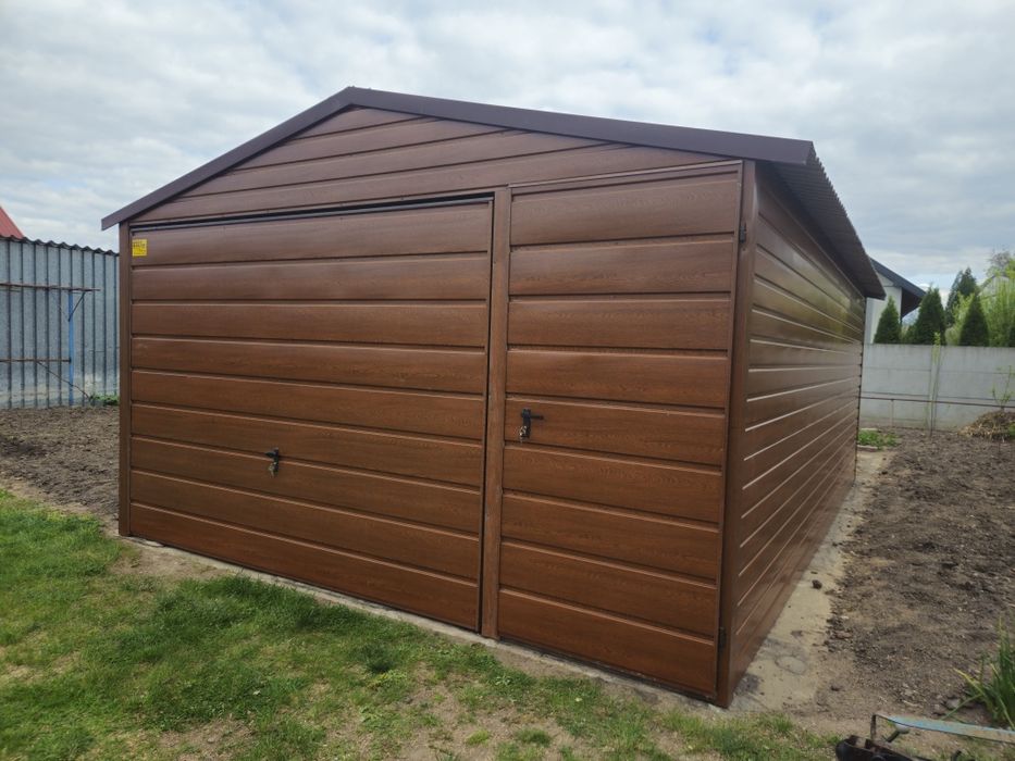 4x6 KUJ Garaze Blaszane Garaz Blaszany Blaszak Blaszaki Garaże Garaż