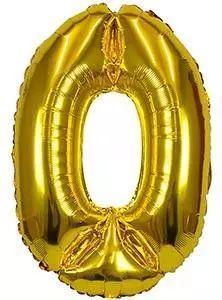 ZESTAW Balon foliowy XXL 0 i 3 złoty 61cm. Arpex. Nowy Produkt