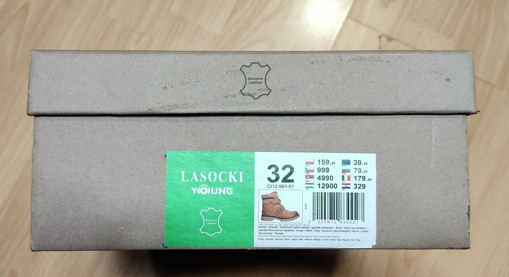 Buty skórzane lasocki