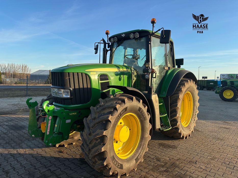John Deere 6930 Premium TUZ + WOM MANUAL Pełna amortyzacja