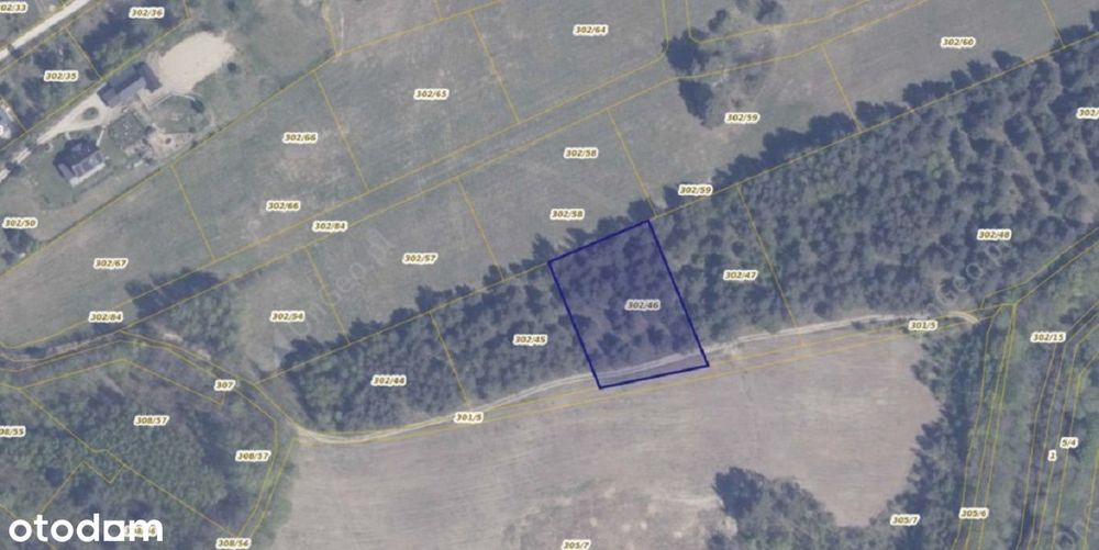 Działka 302/46 w miejscowości Kolbudy