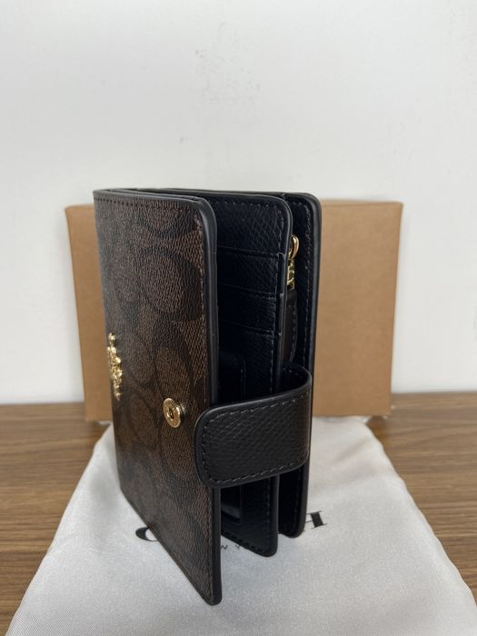 Portfel Coach, brązowy