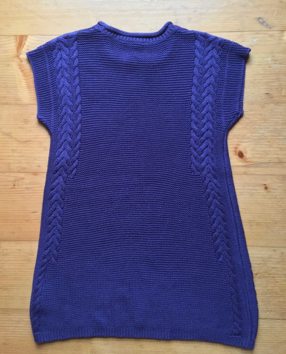 Sweter długi tunika dziewczęca rozm. 134/140