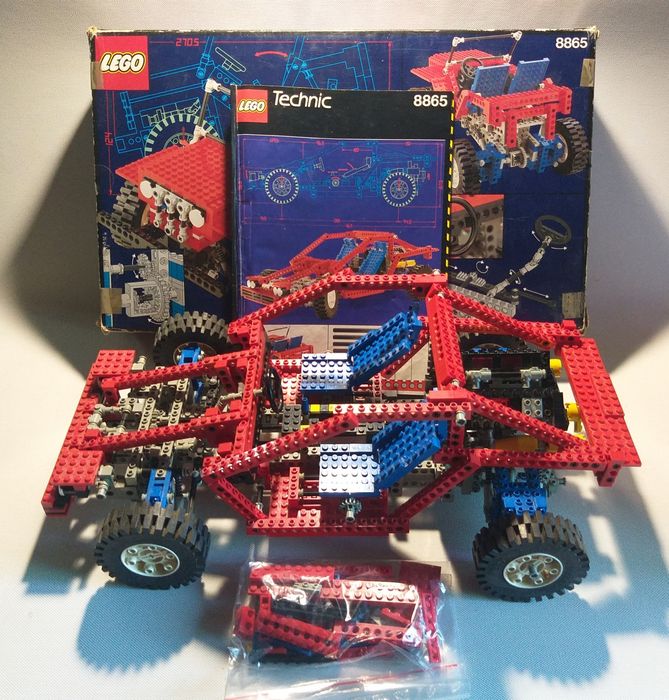 Lego vintage Technic 8865 Test Car de 1988