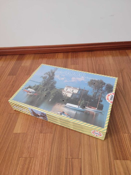 Puzzle EDUCA 4000 Peças | Lago Genebra - Suíça | Novo e Embalado