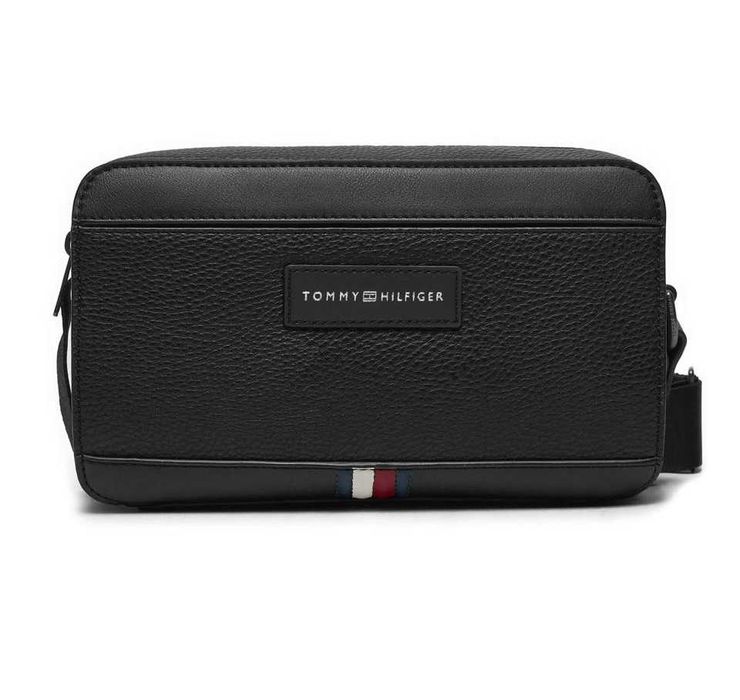 100% ОРИГИНАЛ Tommy Hilfiger мужская черная сумка В НАЛИЧИИ