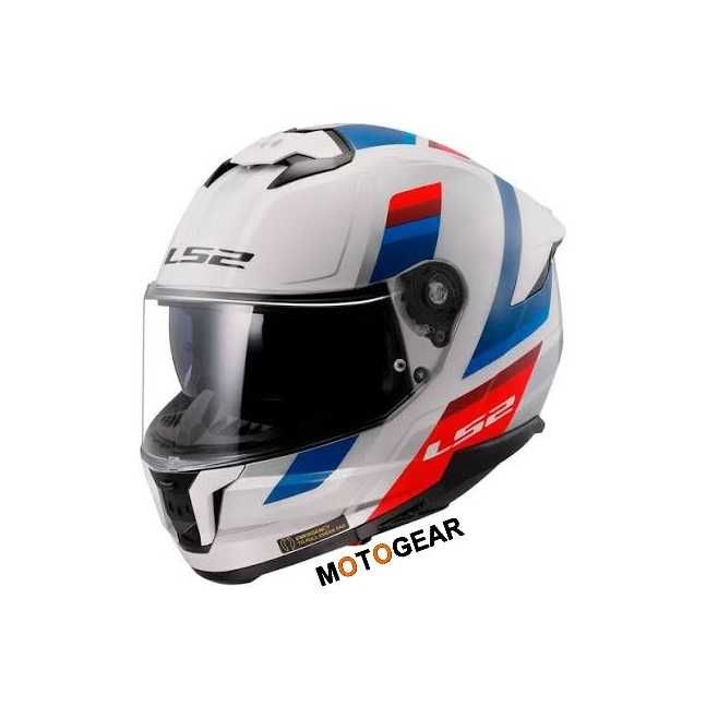 NOWY Kask LS2 FF808 Stream II Vintage white blue red rozmiar XS