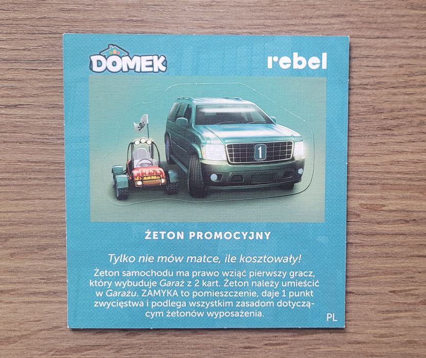 Dodatek do gry "Domek" Auto dodatkowy żeton