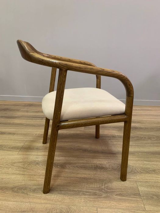 Кресло Обеденное Стул Дизайнерское  Дуб ткань Италия