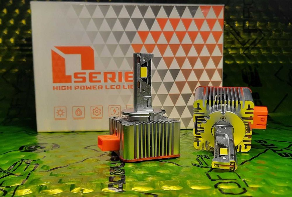 Лед лампи під штатні блоки розпалу 60W D1S/D2S/D3S/D4S 14000LM