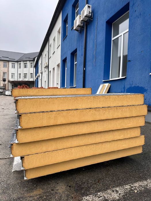 Сендвіч-Панелі стінові | 80мм PIR | 2 сорт