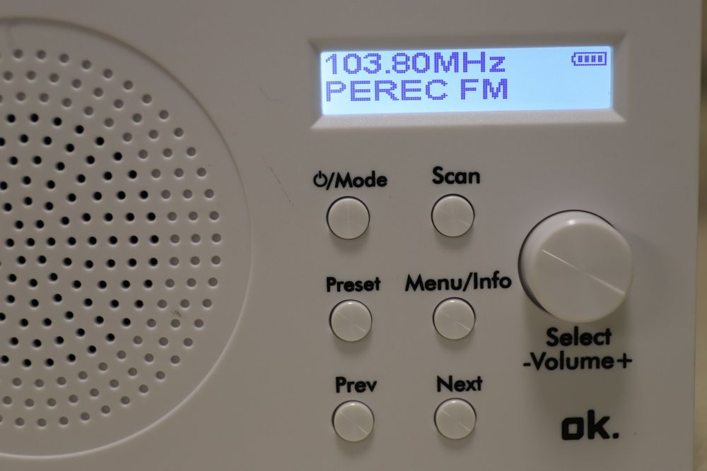 Ok .  ORD 101BT - WT - 2   fm radio