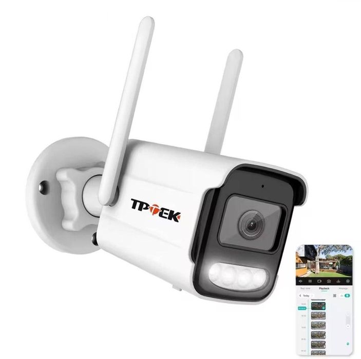 WiFi IP Onvif камера  Вулична, нічна Tptek WO2015EXM 5/8MP iCSee
