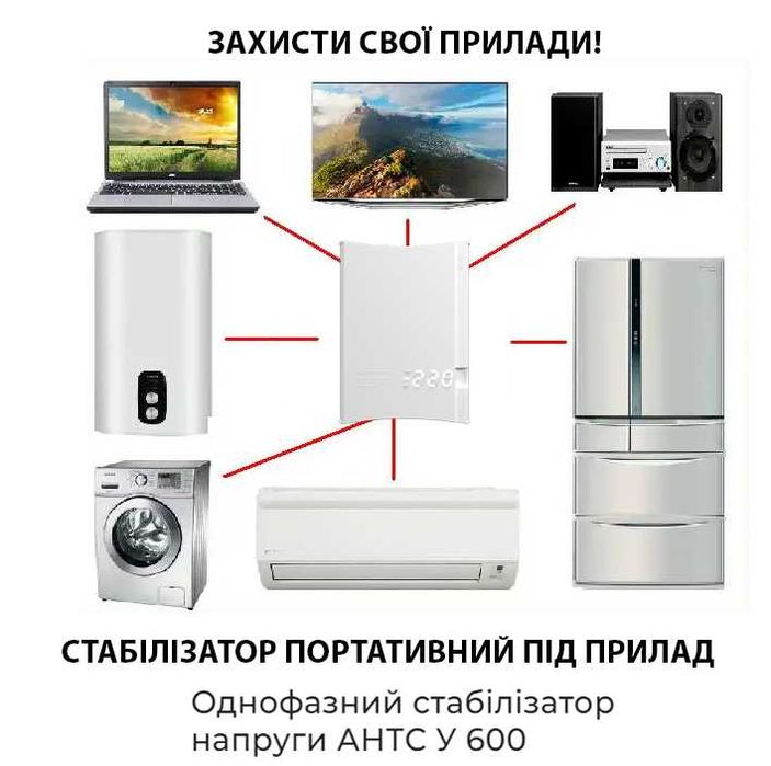 Стабілізатор Елекс АНТС600 для котла, холодильника на 600Вт АКЦІЯ