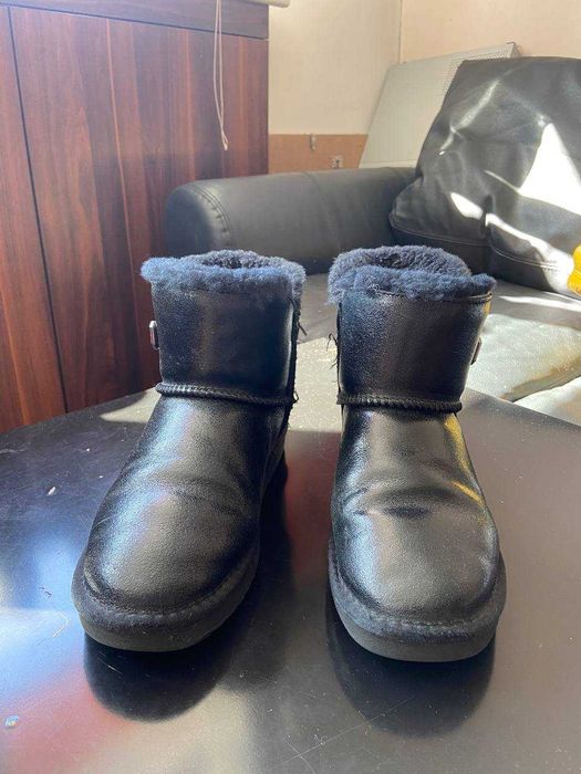 Zimowe buty ze sztucznego futra