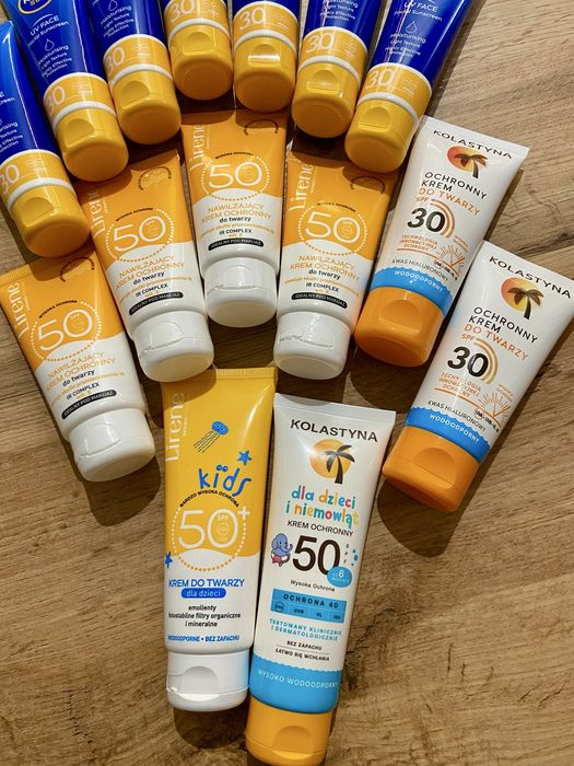 Krem ochronny/do opalania do twarzy spf 30 Nivea / Lirene
