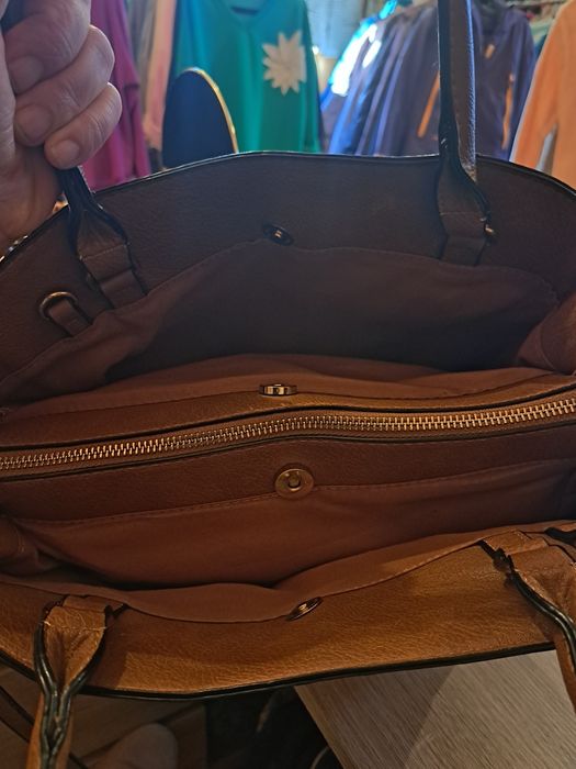 Torebka do ręki brązowa