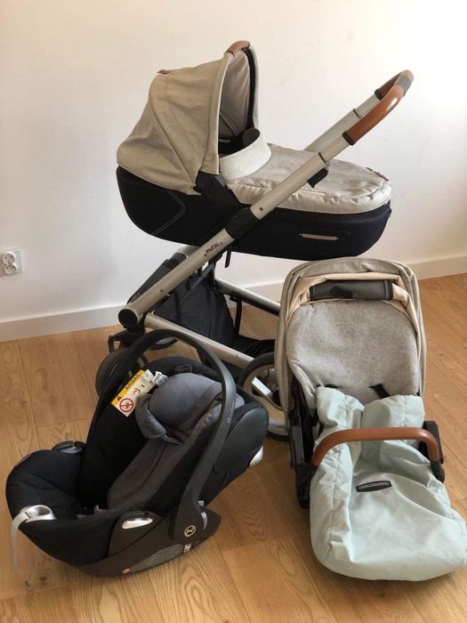 Zestaw mutsy igo pure fog gondola, spacerowka, bez fotelika