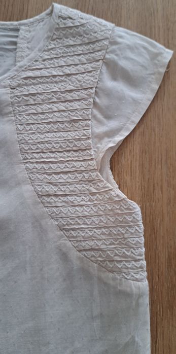 Zara elegancka bluzka z krótkim rękawem 146cm