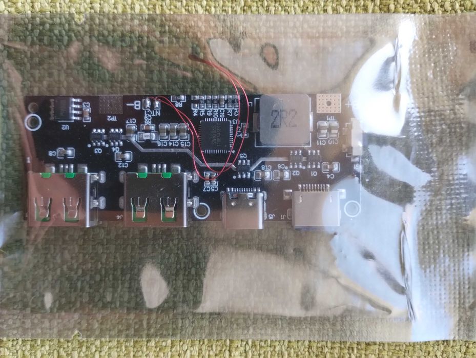 Плата модуль для повербанка 22.5w PowerBank QC3 QC4+ швидка зарядка