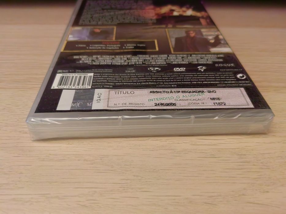 Filme DVD "Assalto à Esquadra 13" de 2005 - novo e selado
