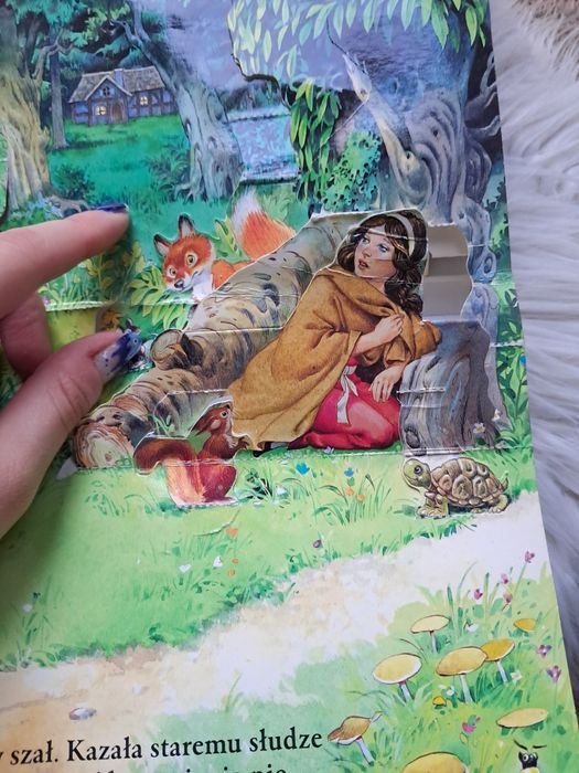 Królewna Śnieżka,, bajka rozkładana, 3d, wyskakujące obrazki, twarda o