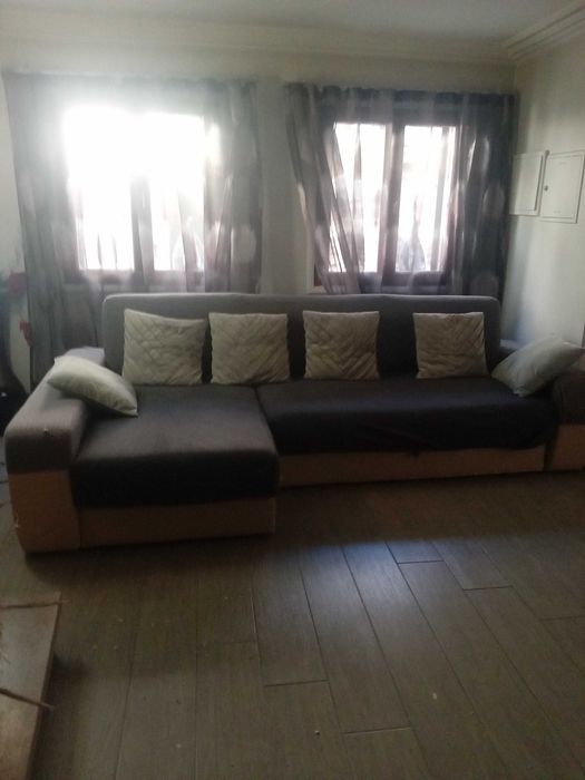 sofá com cama, mobiliário de casa
