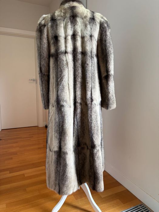Ekskluzywne futro z norek silver-blue mink