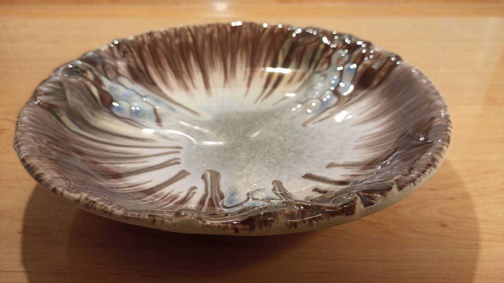Oryginalny ceramiczny talerz, miska, 25 cm