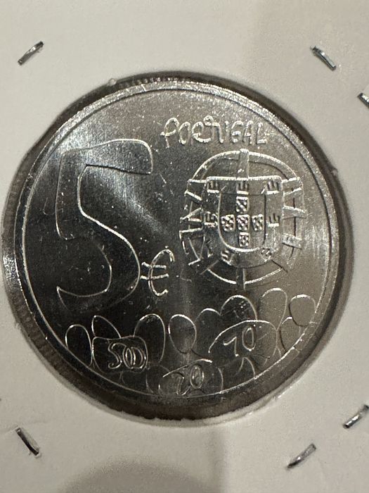 Moeda 5€ Portugal 2024