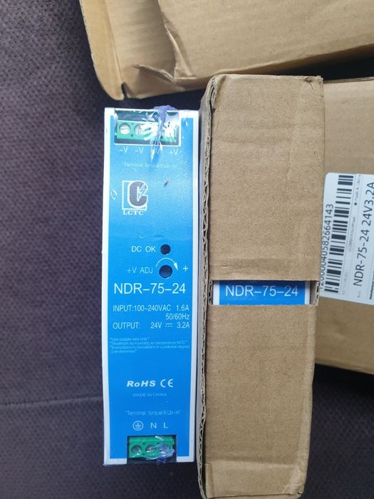 NDR-120-24 Блок живлення аналог Mean Well 120вт, 24в, 3.2а А