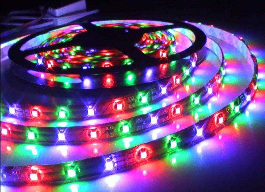 Fita de LED RGB (multi cor) e branca - kit completo 5m,10m,15m - novo