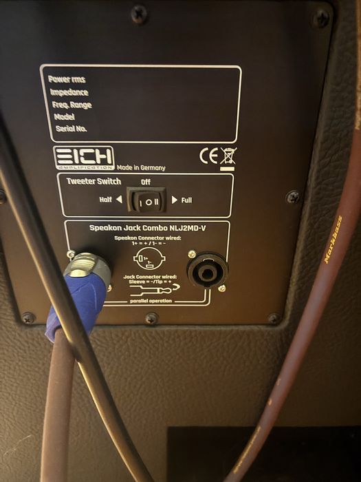 EBS Reidmar 470 +  TecAmp 400 W