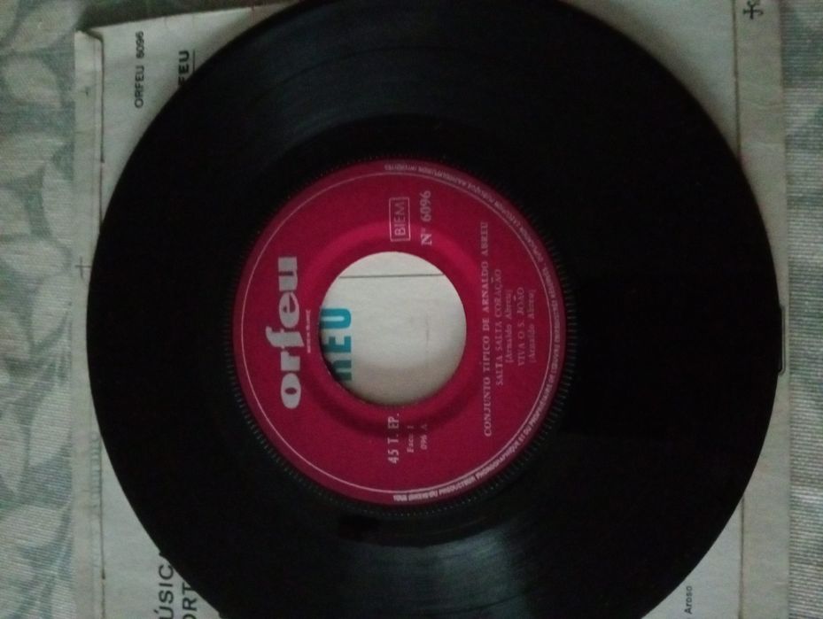 Vinil 7 'pol Conjunto típico de Arnaldo  Abreu