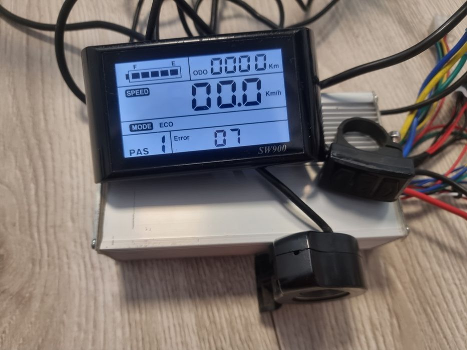 Silnik Ebike konwersja koło 28-29" 48V 1000Wat+sterownik+SW900+ czujnik pas