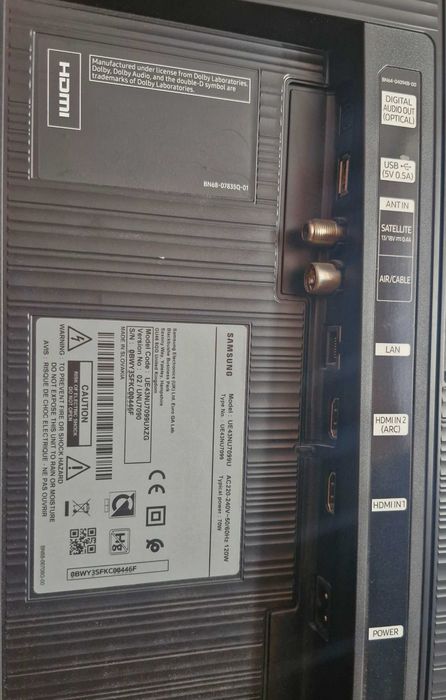 Телевізор "43" Samsung UE43NU7099 /Smart TV/Tizen/4K/HDR