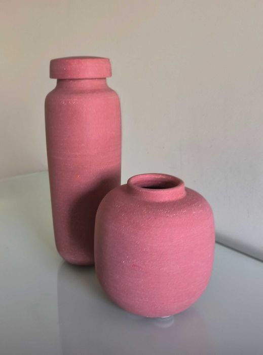 Conjunto em resina e pedra