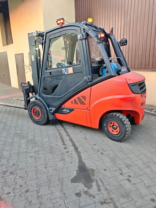 Linde  wózek widłowy sztaplarka LINDE H35T