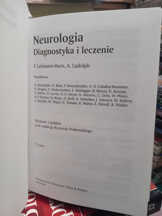 Lehmann-Horn, Ludoolph Neurologia Diagnostyka i leczenie