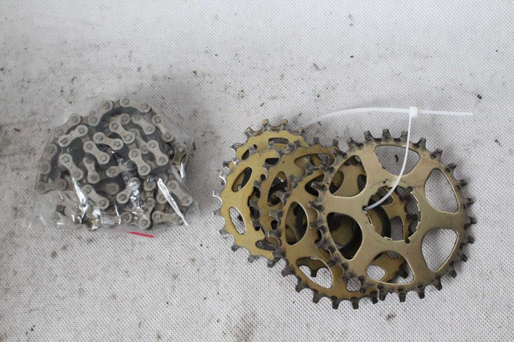 zębatka shimano UNIGLIDE 6s shimano dura-ace + łańcuch sedis da7